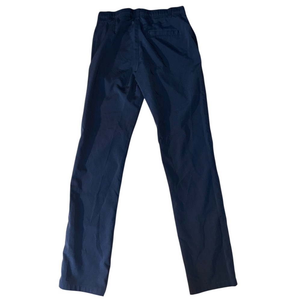 Kids Dark Blue Classic Fit Chino Pants Elastic Waistband‎ Adjustable